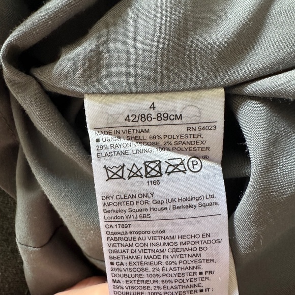 Banana Republic Sleeveless Side Button Sheath Dress (Size 4) - Picture 7 of 7